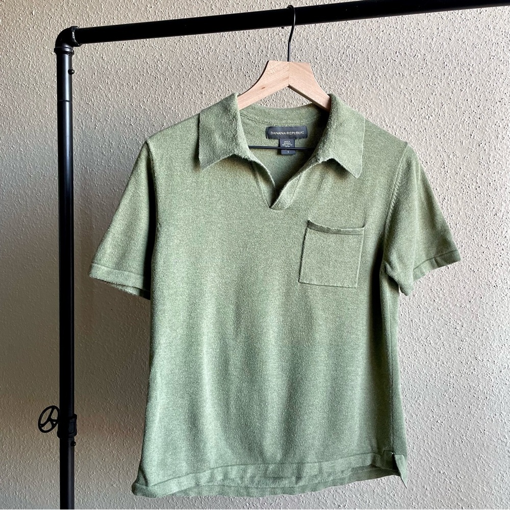 Sage green polo